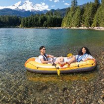 Ponton dmuchany Challenger 2 2-osobowy pompka 2 wiosła INTEX 66312