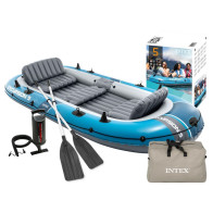 Ponton dmuchany Excursion 5 5-osobowy pompka 2 wiosła torba INTEX 66325