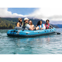 Ponton dmuchany Excursion 5 5-osobowy pompka 2 wiosła torba INTEX 66325