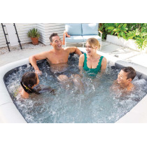 Nadmuchiwane SPA kwadratowe basen z hydromasażem 4 os. 175x71 cm akcesoria premium INTEX 28450