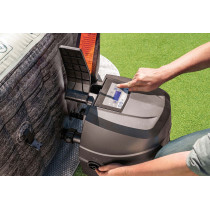 Nadmuchiwane SPA kwadratowe basen z hydromasażem 4 os. 175x71 cm akcesoria premium INTEX 28450