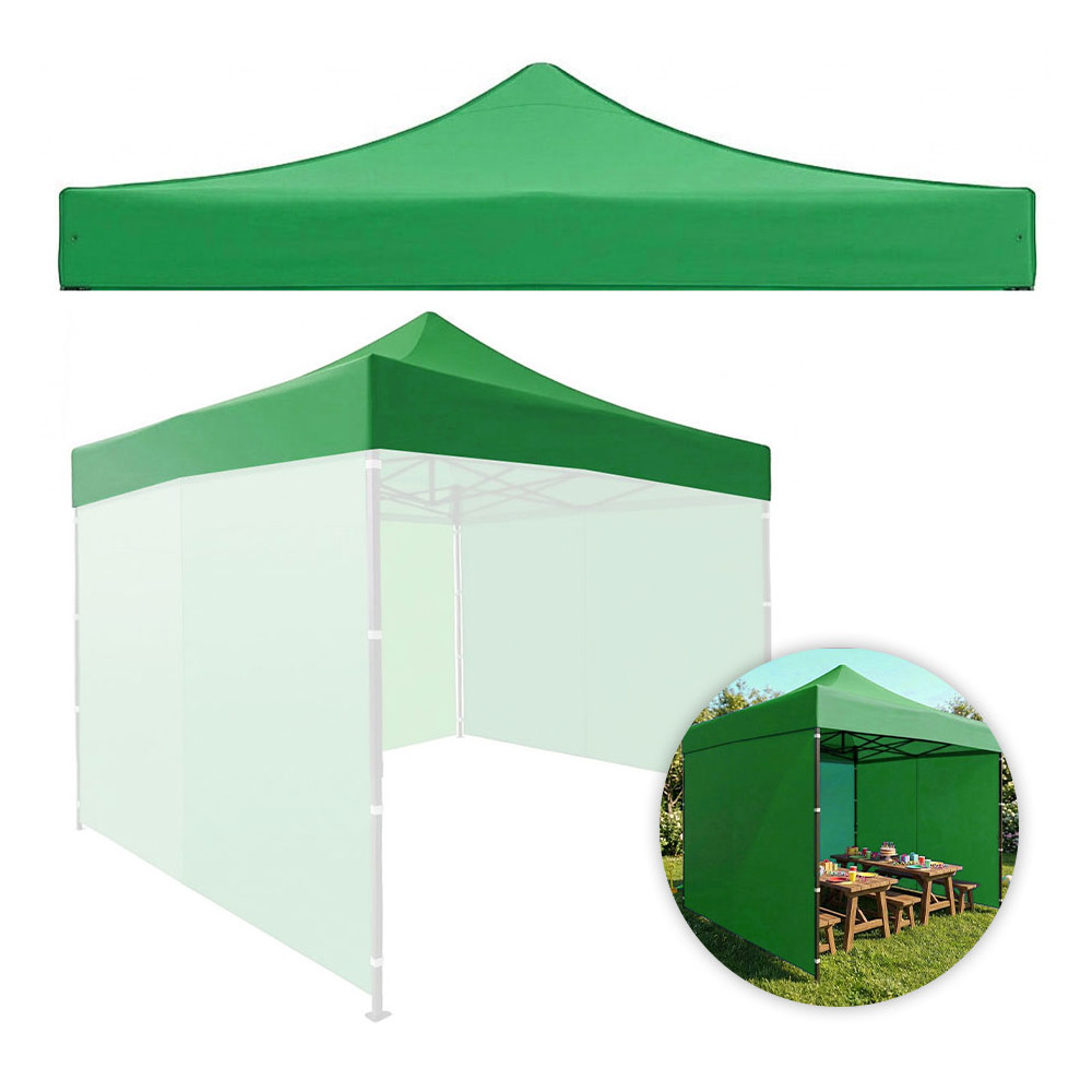 Dach poszycie 3x3 m do namiotu pawilonu ogrodowego 420D PVC zielony MultiGarden