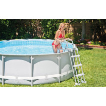 Drabinka do basenu 91-107 cm antypoślizgowe stopnie INTEX 28075