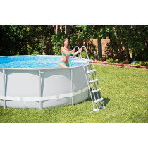 Drabinka do basenu 132 cm antypoślizgowe stopnie INTEX 28077