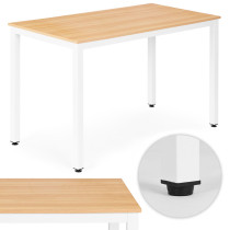 Stół do kuchni jadalni dla 4-5 osób biurko komputerowe 120x60 cm jasny dąb ModernHome