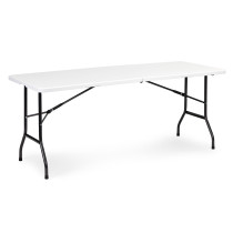 Zestaw cateringowy stół bankietowy 180cm 2 ławki biały ModernHome