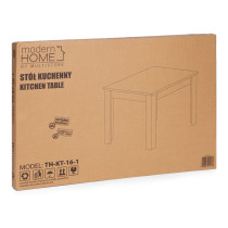 Stół prostokątny do kuchni jadalni dla 4 osób 120x80 cm dąb sonoma ModernHome