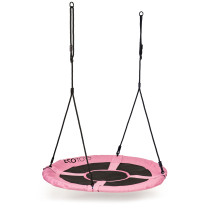 Huśtawka ogrodowa bocianie gniazdo 100 cm różowa ECOTOYS