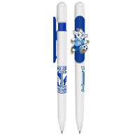 Długopis z Klipsem w Kształcie Koziołka Biały			