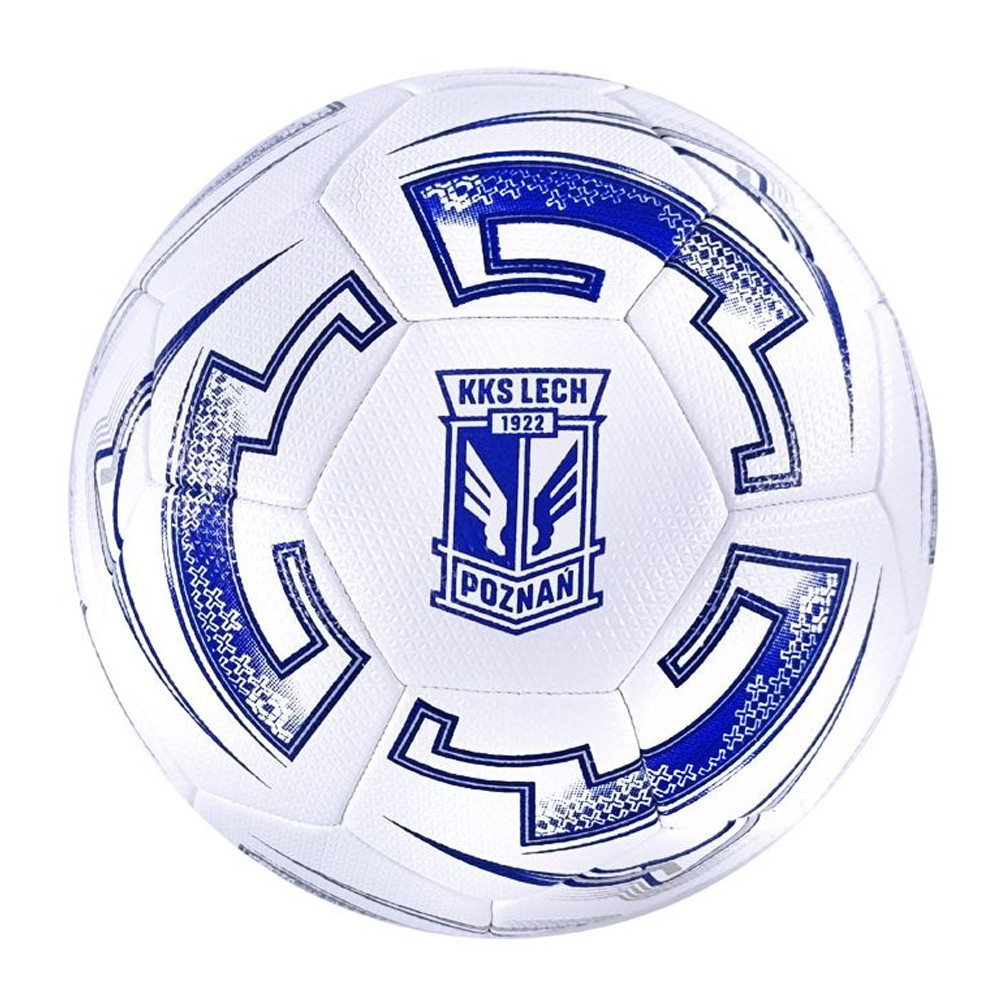 Piłka Lech Poznań Pro Biała Rozmiar 4			