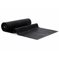Agrowłóknina czarna agrotkanina UV 135g mata antychwastowa 3,2x50m kołki MulltiGarden