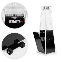 Ogrzewacz parasol gazowy 180 cm grzejnik 11.5 kW na ogród patio reduktor wąż pokrowiec MultiGarden