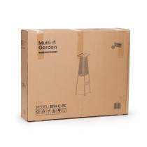 Ogrzewacz parasol gazowy 180 cm grzejnik 11.5 kW na ogród patio reduktor wąż pokrowiec MultiGarden