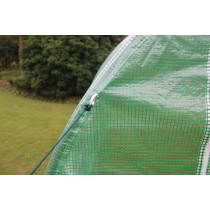 Szklarnia tunel ogrodowy foliowy 4x2,5x2 m 10 m² metalowy stelaż folia UV