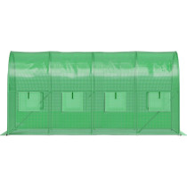 Szklarnia tunel ogrodowy foliowy 6x3x2 m 18 m² metalowy stelaż folia UV
