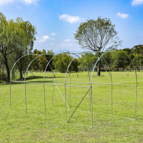 Szklarnia tunel ogrodowy foliowy 6x3x2 m 18 m² metalowy stelaż folia UV