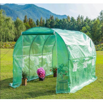 Szklarnia tunel ogrodowy foliowy 3x2x2 m 6 m² metalowy stelaż folia UV