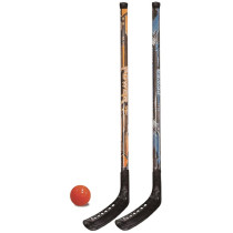 Zestaw uliczny do unihokeja Power  2 kije i piłka			