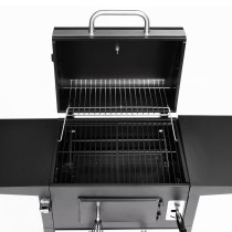 Grill węglowy ogrodowy z pokrywą regulacja rusztu termometr popielnik MultiGarden