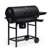 Grill węglowy ogrodowy z pokrywą termometr popielnik składane półki MultiGarden