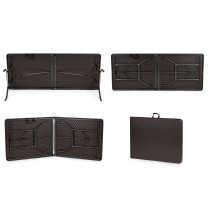 Stół cateringowy bankietowy ogrodowy składany 180 cm ratan ModernHome