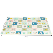 Mata piankowa edukacyjna dwustronna składana duża torba ECOTOYS