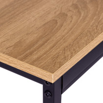 Zestaw komplet mebli stolik 2 krzesła metal MDF ModernHome