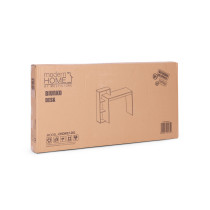 Biurko prostokątne biurowe komputerowe z regałem 4 półki ModernHome