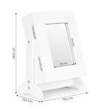 Organizer pudełko szkatułka na biżuterię z lustrem ModernHome