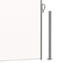 Składana markiza 300x180 cm boczna roleta parawan do ogrodu na taras beżowa MultiGarden