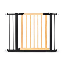 Bramka barierka zabezpieczająca 74-100 cm na schody i drzwi metal drewno dodatkowe panele