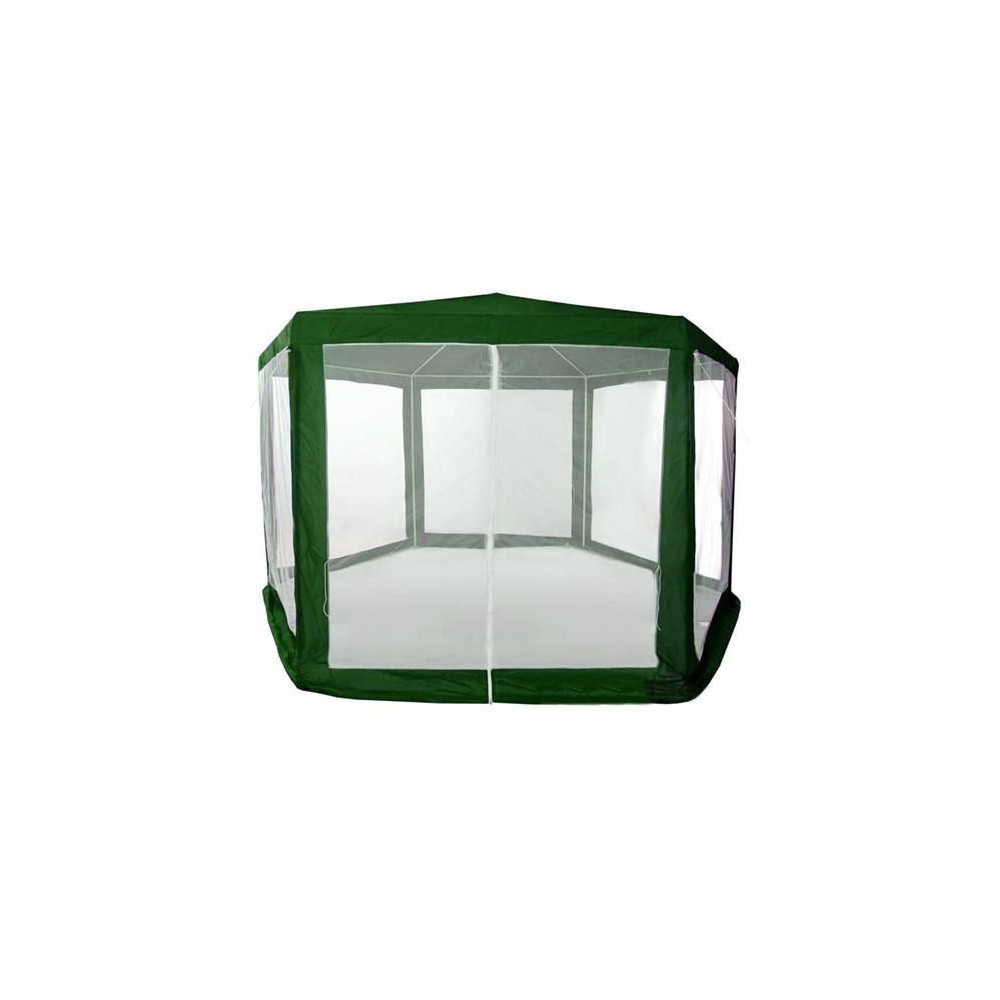 Namiot pawilon ogrodowy handlowy 2x2x2 m z moskitierą zielony MultiGarden
