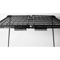 Suszarka na pranie odzież bieliznę stojąca rozsuwana balkonowa 27 metrów czarna