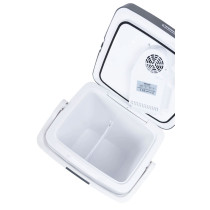 Lodówka turystyczna przenośna samochodowa 29L 220-240V DC12V funkcja grzania wkład gratis grafitowa