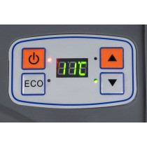 Lodówka turystyczna przenośna samochodowa 29L 220-240V DC12V funkcja grzania wkład gratis grafitowa