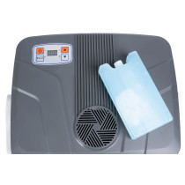 Lodówka turystyczna przenośna samochodowa 29L 220-240V DC12V funkcja grzania wkład gratis grafitowa