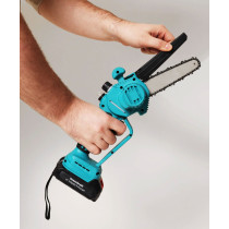 Piła łańcuchowa akumulatorowa mini pilarka ręczna silnik bezszczotkowy 21V + walizka