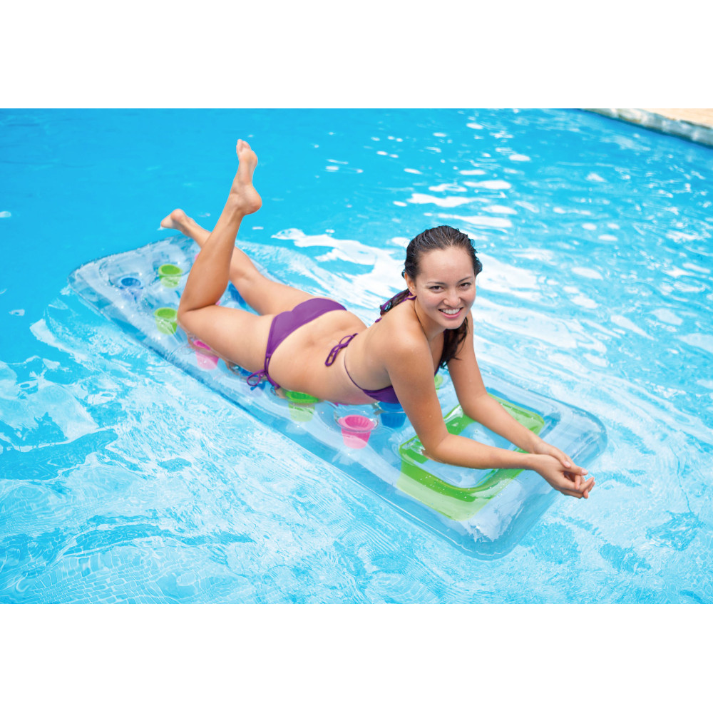 Dmuchany materac plażowy do pływania 188x89 cm INTEX 59894