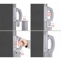 Składana markiza 350x200 cm boczna roleta parawan do ogrodu na taras antracyt MultiGarden